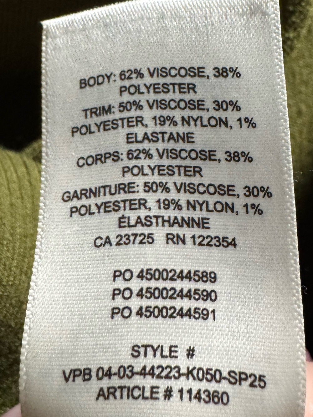 Wilfred Golightly Cardigan (Aritzia) - Grotto Green - Picture 4 of 4